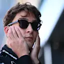 MELBOURNE, AUSTRALIA - MARCH 22: George Russell of Great Britain driving the (63) Mercedes AMG Petronas F1 Team W15 prepares to drive in the pit lane during practice ahead of the F1 Grand Prix of Australia at Albert Park Circuit on March 22, 2024 in Melbourne, Australia. (Photo by Clive Mason - Formula 1/Formula 1 via Getty Images)
