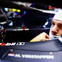 MELBOURNE, AUSTRALIA - MARCH 22: Max Verstappen of the Netherlands and Oracle Red Bull Racing prepares to drive in the garage during practice ahead of the F1 Grand Prix of Australia at Albert Park Circuit on March 22, 2024 in Melbourne, Australia. (Photo by Mark Thompson/Getty Images)