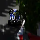 BAKU, AZERBAIJAN - SEPTEMBER 15: Franco Colapinto of Argentina driving the (43) Williams FW46 Mercedes on track during the F1 Grand Prix of Azerbaijan at Baku City Circuit on September 15, 2024 in Baku, Azerbaijan. (Photo by Clive Mason/Getty Images)