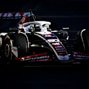 BAKU, AZERBAIJAN - SEPTEMBER 15: Oliver Bearman of Great Britain driving the (50) Haas F1 VF-24 Ferrari on track during the F1 Grand Prix of Azerbaijan at Baku City Circuit on September 15, 2024 in Baku, Azerbaijan. (Photo by Clive Mason/Getty Images)