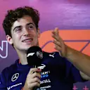 BAKU, AZERBAIJAN - SEPTEMBER 12: Franco Colapinto of Argentina and Williams attends the Drivers Press Conference during previews ahead of the F1 Grand Prix of Azerbaijan at Baku City Circuit on September 12, 2024 in Baku, Azerbaijan. (Photo by Clive Rose/Getty Images)