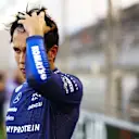 BAHRAIN, BAHRAIN - MARCH 02: Alexander Albon of Thailand and Williams prepares to drive on the grid prior to the F1 Grand Prix of Bahrain at Bahrain International Circuit on March 02, 2024 in Bahrain, Bahrain. (Photo by Mark Thompson/Getty Images)