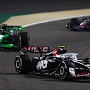 BAHRAIN, BAHRAIN - MARCH 02: Nico Hulkenberg of Germany driving the (27) Haas F1 VF-24 Ferrari on track during the F1 Grand Prix of Bahrain at Bahrain International Circuit on March 02, 2024 in Bahrain, Bahrain. (Photo by Bryn Lennon - Formula 1/Formula 1 via Getty Images)