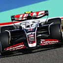 BAHRAIN, BAHRAIN - FEBRUARY 29: Nico Hulkenberg of Germany driving the (27) Haas F1 VF-24 Ferrari on track during practice ahead of the F1 Grand Prix of Bahrain at Bahrain International Circuit on February 29, 2024 in Bahrain, Bahrain. (Photo by Clive Mason/Getty Images)