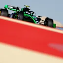 BAHRAIN, BAHRAIN - FEBRUARY 29: Zhou Guanyu of China driving the (24) Kick Sauber C44 Ferrari on track during practice ahead of the F1 Grand Prix of Bahrain at Bahrain International Circuit on February 29, 2024 in Bahrain, Bahrain. (Photo by Clive Rose/Getty Images)