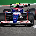 BAHRAIN, BAHRAIN - FEBRUARY 29: Yuki Tsunoda of Japan driving the (22) Visa Cash App RB VCARB 01 on track during practice ahead of the F1 Grand Prix of Bahrain at Bahrain International Circuit on February 29, 2024 in Bahrain, Bahrain. (Photo by Rudy Carezzevoli/Getty Images)