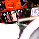 BAHRAIN, BAHRAIN - FEBRUARY 29: Esteban Ocon of France and Alpine F1 prepares to drive in the garage during practice ahead of the F1 Grand Prix of Bahrain at Bahrain International Circuit on February 29, 2024 in Bahrain, Bahrain. (Photo by Mark Thompson/Getty Images)