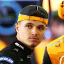 BAHRAIN, BAHRAIN - FEBRUARY 29: Lando Norris of Great Britain and McLaren prepares to drive in the garage during practice ahead of the F1 Grand Prix of Bahrain at Bahrain International Circuit on February 29, 2024 in Bahrain, Bahrain. (Photo by Peter Fox - Formula 1/Formula 1 via Getty Images)