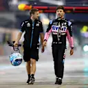 BAHRAIN, BAHRAIN - MARCH 01: 20th placed qualifier Pierre Gasly of France and Alpine F1 walks in the Pitlane during qualifying ahead of the F1 Grand Prix of Bahrain at Bahrain International Circuit on March 01, 2024 in Bahrain, Bahrain. (Photo by Bryn Lennon - Formula 1/Formula 1 via Getty Images)