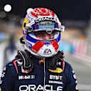 BAHRAIN, BAHRAIN - MARCH 01: Pole position qualifier Max Verstappen of the Netherlands and Oracle Red Bull Racing celebrates in parc ferme during qualifying ahead of the F1 Grand Prix of Bahrain at Bahrain International Circuit on March 01, 2024 in Bahrain, Bahrain. (Photo by Rudy Carezzevoli/Getty Images)
