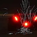 BAHRAIN, BAHRAIN - MARCH 01: Sparks fly behind the car of Alexander Albon of Thailand driving the (23) Williams FW46 Mercedes during qualifying ahead of the F1 Grand Prix of Bahrain at Bahrain International Circuit on March 01, 2024 in Bahrain, Bahrain. (Photo by Peter Fox - Formula 1/Formula 1 via Getty Images)