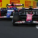 SPA, BELGIUM - JULY 28: Esteban Ocon of France driving the (31) Alpine F1 A524 Renault leads Daniel Ricciardo of Australia driving the (3) Visa Cash App RB VCARB 01 on track during the F1 Grand Prix of Belgium at Circuit de Spa-Francorchamps on July 28, 2024 in Spa, Belgium. (Photo by Joe Portlock - Formula 1/Formula 1 via Getty Images)