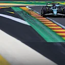 SPA, BELGIUM - JULY 26: Lance Stroll of Canada driving the (18) Aston Martin AMR24 Mercedes on track during practice ahead of the F1 Grand Prix of Belgium at Circuit de Spa-Francorchamps on July 26, 2024 in Spa, Belgium. (Photo by Rudy Carezzevoli/Getty Images)