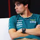 SPA, BELGIUM - JULY 25: Lance Stroll of Canada and Aston Martin F1 Team attends the Drivers Press Conference during previews ahead of the F1 Grand Prix of Belgium at Circuit de Spa-Francorchamps on July 25, 2024 in Spa, Belgium. (Photo by Dean Mouhtaropoulos/Getty Images)