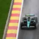 SPA, BELGIUM - JULY 27:  Fernando Alonso of Spain driving the (14) Aston Martin AMR24 Mercedes on track during final practice ahead of the F1 Grand Prix of Belgium at Circuit de Spa-Francorchamps on July 27, 2024 in Spa, Belgium. (Photo by Dean Mouhtaropoulos/Getty Images)