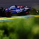 SAO PAULO, BRAZIL - NOVEMBER 01: Liam Lawson of New Zealand driving the (30) Visa Cash App RB VCARB 01 on track during practice ahead of the F1 Grand Prix of Brazil at Autodromo Jose Carlos Pace on November 01, 2024 in Sao Paulo, Brazil. (Photo by Mark Thompson/Getty Images)