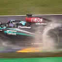 SAO PAULO, BRAZIL - NOVEMBER 03: George Russell of Great Britain driving the (63) Mercedes AMG Petronas F1 Team W15 on track during the F1 Grand Prix of Brazil at Autodromo Jose Carlos Pace on November 03, 2024 in Sao Paulo, Brazil. (Photo by Peter Fox - Formula 1/Formula 1 via Getty Images)