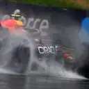SAO PAULO, BRAZIL - NOVEMBER 03: Sergio Perez of Mexico driving the (11) Oracle Red Bull Racing RB20 on track during the F1 Grand Prix of Brazil at Autodromo Jose Carlos Pace on November 03, 2024 in Sao Paulo, Brazil. (Photo by Clive Mason/Getty Images)