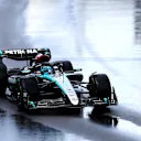 MONTREAL, QUEBEC - JUNE 09: George Russell of Great Britain driving the (63) Mercedes AMG Petronas F1 Team W15 on track during the F1 Grand Prix of Canada at Circuit Gilles Villeneuve on June 09, 2024 in Montreal, Quebec. (Photo by Bryn Lennon - Formula 1/Formula 1 via Getty Images)
