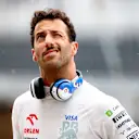 MONTREAL, QUEBEC - JUNE 07: Daniel Ricciardo of Australia driving the (3) Visa Cash App RB VCARB 01 looks on in the pitlane during practice ahead of the F1 Grand Prix of Canada at Circuit Gilles Villeneuve on June 07, 2024 in Montreal, Quebec. (Photo by Bryn Lennon - Formula 1/Formula 1 via Getty Images)