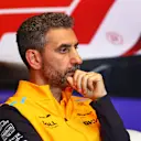 MONTREAL, QUEBEC - JUNE 07: McLaren Team Principal Andrea Stella attends the Team Principals Press Conference during practice ahead of the F1 Grand Prix of Canada at Circuit Gilles Villeneuve on June 07, 2024 in Montreal, Quebec. (Photo by Bryn Lennon/Getty Images)
