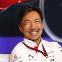 MONTREAL, QUEBEC - JUNE 07: Haas F1 Team Principal Ayao Komatsu attends the Team Principals Press Conferencek during practice ahead of the F1 Grand Prix of Canada at Circuit Gilles Villeneuve on June 07, 2024 in Montreal, Quebec. (Photo by Bryn Lennon/Getty Images)