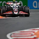 MONTREAL, QUEBEC - JUNE 08: Nico Hulkenberg of Germany driving the (27) Haas F1 VF-24 Ferrari drives on track during final practice ahead of the F1 Grand Prix of Canada at Circuit Gilles Villeneuve on June 08, 2024 in Montreal, Quebec. (Photo by Rudy Carezzevoli/Getty Images)