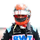 MONTREAL, QUEBEC - JUNE 08: 18th placed qualifier Esteban Ocon of France and Alpine F1 looks on in the pitlane during qualifying ahead of the F1 Grand Prix of Canada at Circuit Gilles Villeneuve on June 08, 2024 in Montreal, Quebec. (Photo by Bryn Lennon - Formula 1/Formula 1 via Getty Images)