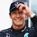 MONTREAL, QUEBEC - JUNE 08: Pole position qualifier George Russell of Great Britain and Mercedes looks on in parc ferme during qualifying ahead of the F1 Grand Prix of Canada at Circuit Gilles Villeneuve on June 08, 2024 in Montreal, Quebec. (Photo by Mark Thompson/Getty Images)