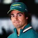 SHANGHAI, CHINA - APRIL 21: Lance Stroll of Canada and Aston Martin F1 Team looks on during the drivers parade prior to the F1 Grand Prix of China at Shanghai International Circuit on April 21, 2024 in Shanghai, China. (Photo by Bryn Lennon - Formula 1/Formula 1 via Getty Images)