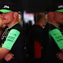 SHANGHAI, CHINA - APRIL 21: Valtteri Bottas of Finland and Stake F1 Team Kick Sauber looks on from the drivers parade prior to the F1 Grand Prix of China at Shanghai International Circuit on April 21, 2024 in Shanghai, China. (Photo by Bryn Lennon - Formula 1/Formula 1 via Getty Images)