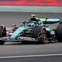 SHANGHAI, CHINA - APRIL 21: Fernando Alonso of Spain driving the (14) Aston Martin AMR24 Mercedes on track during the F1 Grand Prix of China at Shanghai International Circuit on April 21, 2024 in Shanghai, China. (Photo by Lintao Zhang/Getty Images )