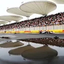 SHANGHAI, CHINA - APRIL 21: Kevin Magnussen of Denmark driving the (20) Haas F1 VF-24 Ferrari on track during the F1 Grand Prix of China at Shanghai International Circuit on April 21, 2024 in Shanghai, China. (Photo by Peter Fox/Getty Images)