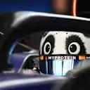 SHANGHAI, CHINA - APRIL 19: Alexander Albon of Thailand and Williams in the cockpit of his Williams FW46 Mercedes ahead of practice of the F1 Grand Prix of China at Shanghai International Circuit on April 19, 2024 in Shanghai, China. (Photo by Bryn Lennon - Formula 1/Formula 1 via Getty Images)