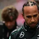 SHANGHAI, CHINA - APRIL 20: Lewis Hamilton of Great Britain and Mercedes looks on, on the grid prior to the Sprint ahead of the F1 Grand Prix of China at Shanghai International Circuit on April 20, 2024 in Shanghai, China. (Photo by Mario Renzi - Formula 1/Formula 1 via Getty Images)
