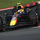 SHANGHAI, CHINA - APRIL 20: Sergio Perez of Mexico driving the (11) Oracle Red Bull Racing RB20 on track during qualifying ahead of the F1 Grand Prix of China at Shanghai International Circuit on April 20, 2024 in Shanghai, China. (Photo by Lars Baron/Getty Images)