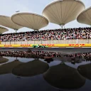 SHANGHAI, CHINA - APRIL 20: Zhou Guanyu of China driving the (24) Kick Sauber C44 Ferrari on track during qualifying ahead of the F1 Grand Prix of China at Shanghai International Circuit on April 20, 2024 in Shanghai, China. (Photo by Lintao Zhang/Getty Images )