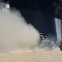IMOLA, ITALY - MAY 19: Lewis Hamilton of Great Britain driving the (44) Mercedes AMG Petronas F1 Team W15 runs onto the gravel during the F1 Grand Prix of Emilia-Romagna at Autodromo Enzo e Dino Ferrari Circuit on May 19, 2024 in Imola, Italy. (Photo by Clive Rose/Getty Images)