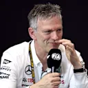 IMOLA, ITALY - MAY 17: James Allison, Technical Director at Mercedes GP attends the Team Principals Press Conference during practice ahead of the F1 Grand Prix of Emilia-Romagna at Autodromo Enzo e Dino Ferrari Circuit on May 17, 2024 in Imola, Italy. (Photo by Bryn Lennon/Getty Images)