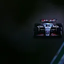 IMOLA, ITALY - MAY 17: Kevin Magnussen of Denmark driving the (20) Haas F1 VF-24 Ferrari on track during practice ahead of the F1 Grand Prix of Emilia-Romagna at Autodromo Enzo e Dino Ferrari Circuit on May 17, 2024 in Imola, Italy. (Photo by Lars Baron/Getty Images)