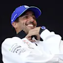 IMOLA, ITALY - MAY 16: Daniel Ricciardo of Australia and Visa Cash App RB attends the Drivers Press Conference during previews ahead of the F1 Grand Prix of Emilia-Romagna at Autodromo Enzo e Dino Ferrari Circuit on May 16, 2024 in Imola, Italy. (Photo by Lars Baron/Getty Images)
