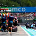 IMOLA, ITALY - MAY 18: Esteban Ocon of France driving the (31) Alpine F1 A524 Renault in the Pitlane during final practice ahead of the F1 Grand Prix of Emilia-Romagna at Autodromo Enzo e Dino Ferrari Circuit on May 18, 2024 in Imola, Italy. (Photo by Peter Fox - Formula 1/Formula 1 via Getty Images)