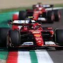 IMOLA, ITALY - MAY 18: Carlos Sainz of Spain driving (55) the Ferrari SF-24 on track during qualifying ahead of the F1 Grand Prix of Emilia-Romagna at Autodromo Enzo e Dino Ferrari Circuit on May 18, 2024 in Imola, Italy. (Photo by Peter Fox - Formula 1/Formula 1 via Getty Images)
