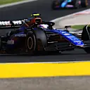 BUDAPEST, HUNGARY - JULY 21: Logan Sargeant of United States driving the (2) Williams FW46 Mercedes on track during the F1 Grand Prix of Hungary at Hungaroring on July 21, 2024 in Budapest, Hungary. (Photo by Mark Thompson/Getty Images)