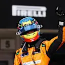 BUDAPEST, HUNGARY - JULY 21: Race winner Oscar Piastri of Australia and McLaren celebrates his maiden race win in parc ferme during the F1 Grand Prix of Hungary at Hungaroring on July 21, 2024 in Budapest, Hungary. (Photo by Dean Mouhtaropoulos/Getty Images)