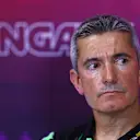 BUDAPEST, HUNGARY - JULY 19: Xevi Pujolar, Race Director at Stake F1 Team Kick Sauber attends the Team Principals Press Conference during practice ahead of the F1 Grand Prix of Hungary at Hungaroring on July 19, 2024 in Budapest, Hungary. (Photo by Bryn Lennon/Getty Images)