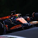 BUDAPEST, HUNGARY - JULY 19: Oscar Piastri of Australia driving the (81) McLaren MCL38 Mercedes on track during practice ahead of the F1 Grand Prix of Hungary at Hungaroring on July 19, 2024 in Budapest, Hungary. (Photo by Mark Thompson/Getty Images)