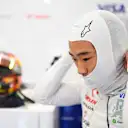 BUDAPEST, HUNGARY - JULY 19: Yuki Tsunoda of Japan and Visa Cash App RB prepares to drive in the garage during practice ahead of the F1 Grand Prix of Hungary at Hungaroring on July 19, 2024 in Budapest, Hungary. (Photo by Rudy Carezzevoli/Getty Images)