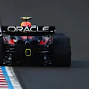 BUDAPEST, HUNGARY - JULY 19: Sergio Perez of Mexico driving the (11) Oracle Red Bull Racing RB20 on track during practice ahead of the F1 Grand Prix of Hungary at Hungaroring on July 19, 2024 in Budapest, Hungary. (Photo by Bryn Lennon - Formula 1/Formula 1 via Getty Images)