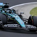 BUDAPEST, HUNGARY - JULY 20: Lance Stroll of Canada driving the (18) Aston Martin AMR24 Mercedes on track during final practice ahead of the F1 Grand Prix of Hungary at Hungaroring on July 20, 2024 in Budapest, Hungary. (Photo by Rudy Carezzevoli/Getty Images)